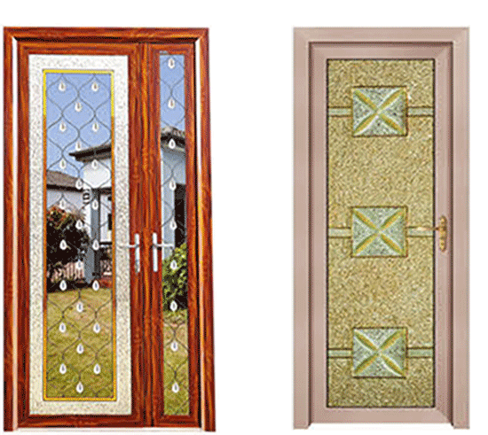 伊盾门窗平开门