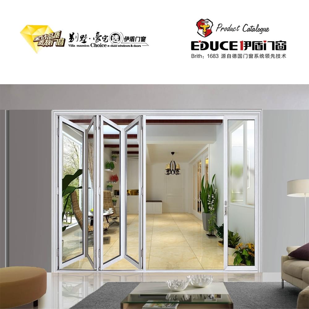 别墅钛镁合金阳台折叠门