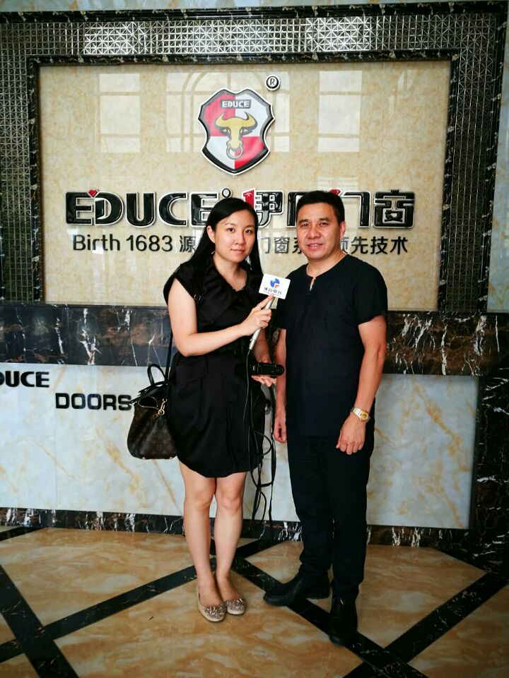 行业首家安全门窗企业伊盾门窗受邀佛山广播电台专访！