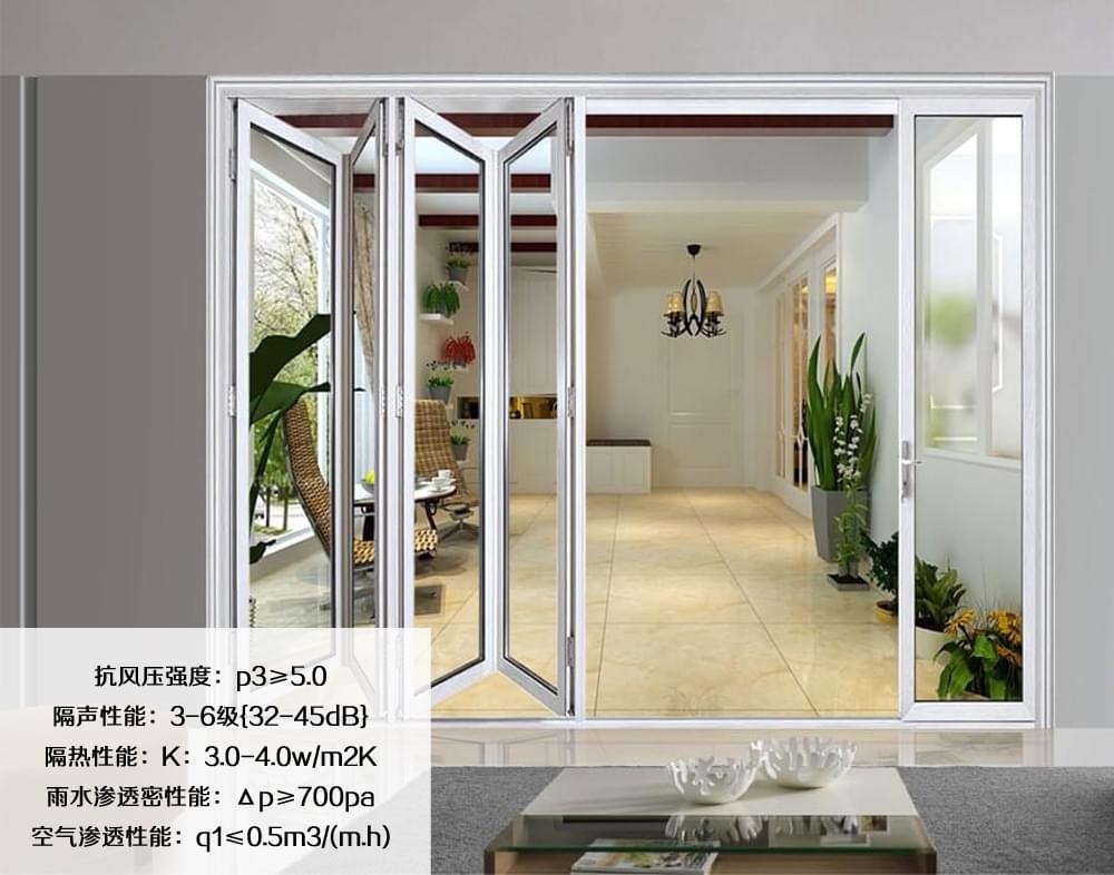 Y阳台折叠门产品参数