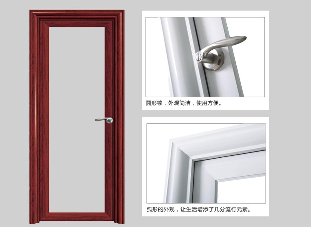 银弧平开门产品描述